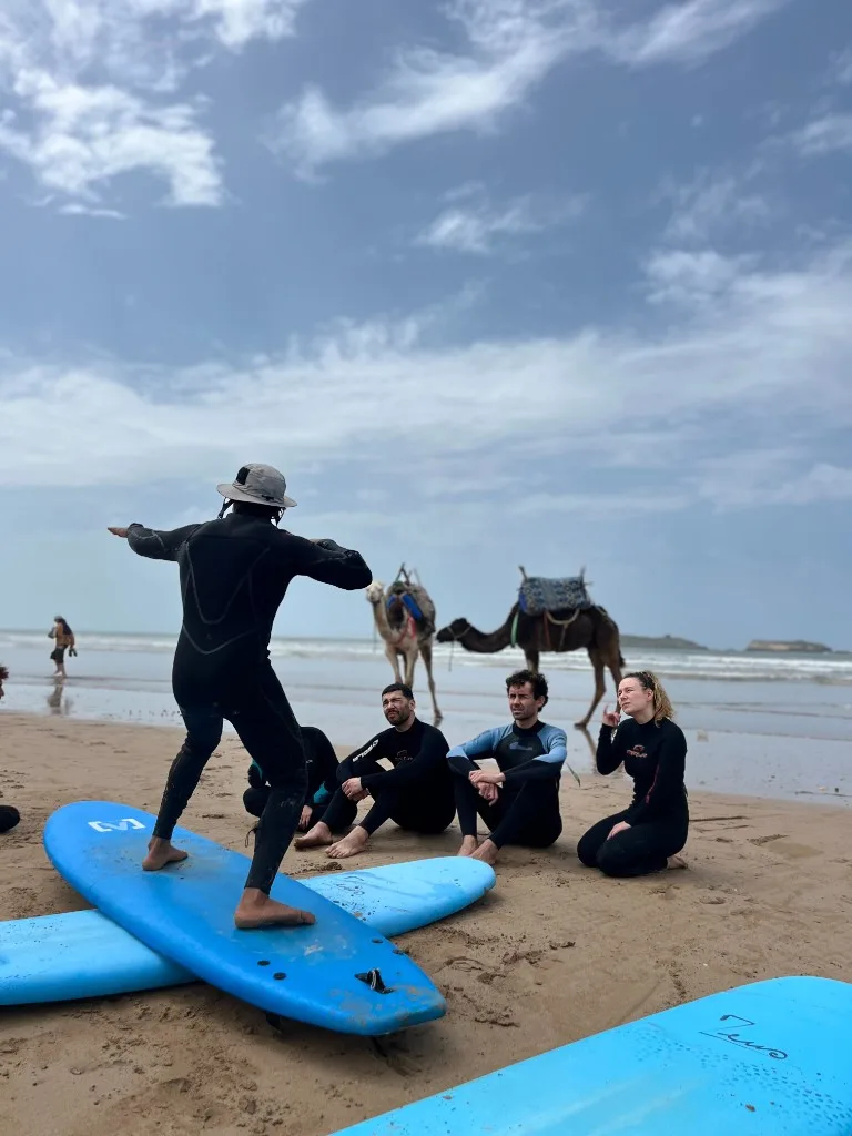 Surf lesson on Essaouira beach